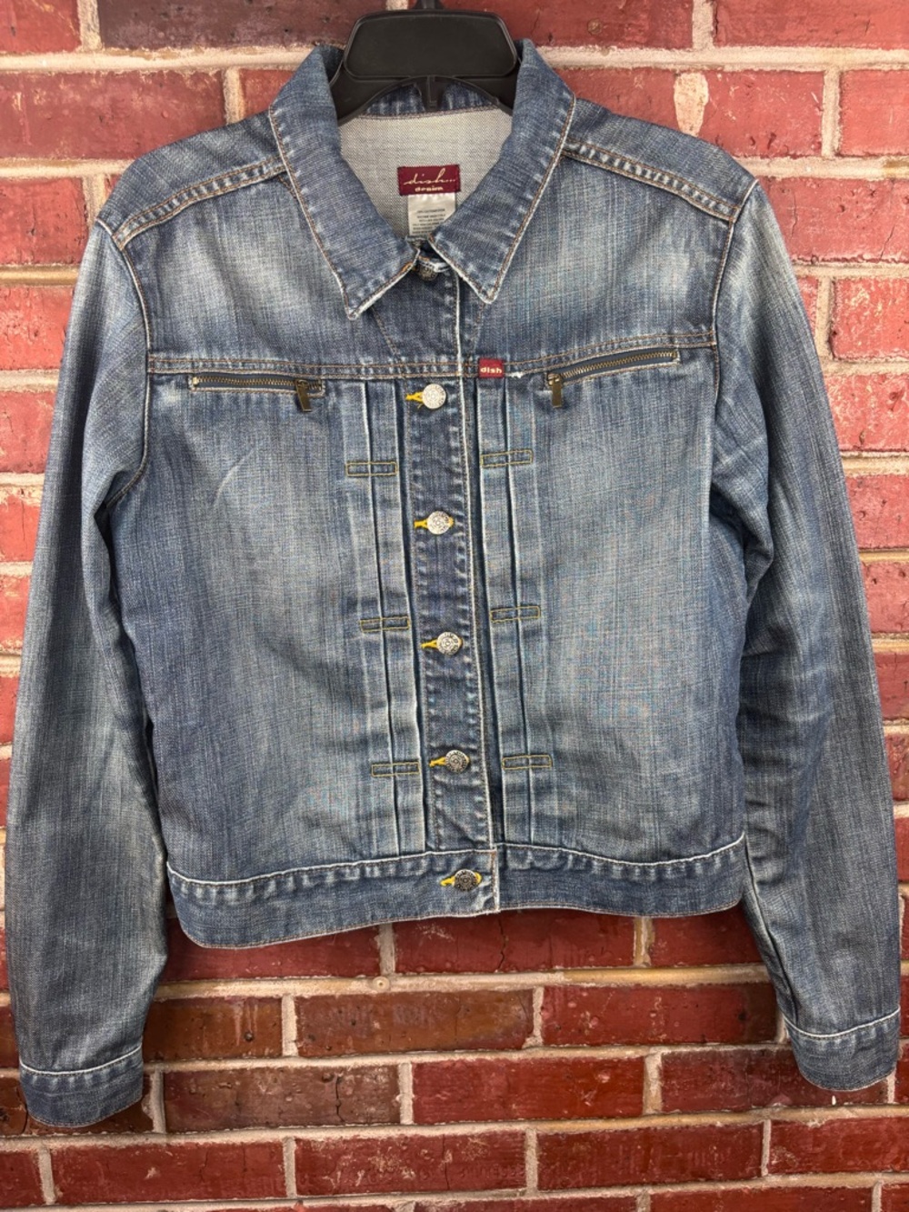 Denim Blazer Vintage Jean Jacket by Dish Women’s size Large